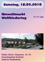 Infoflyer zum Umweltmarkt 2010 (PDF)